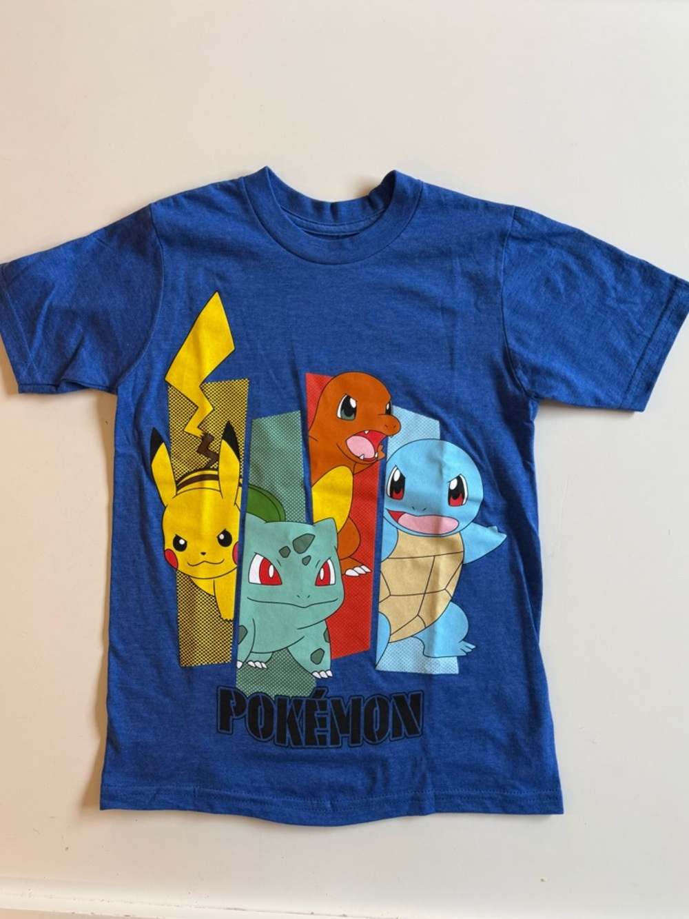 Kids Blue Pokémon Graphic Tee Size Small